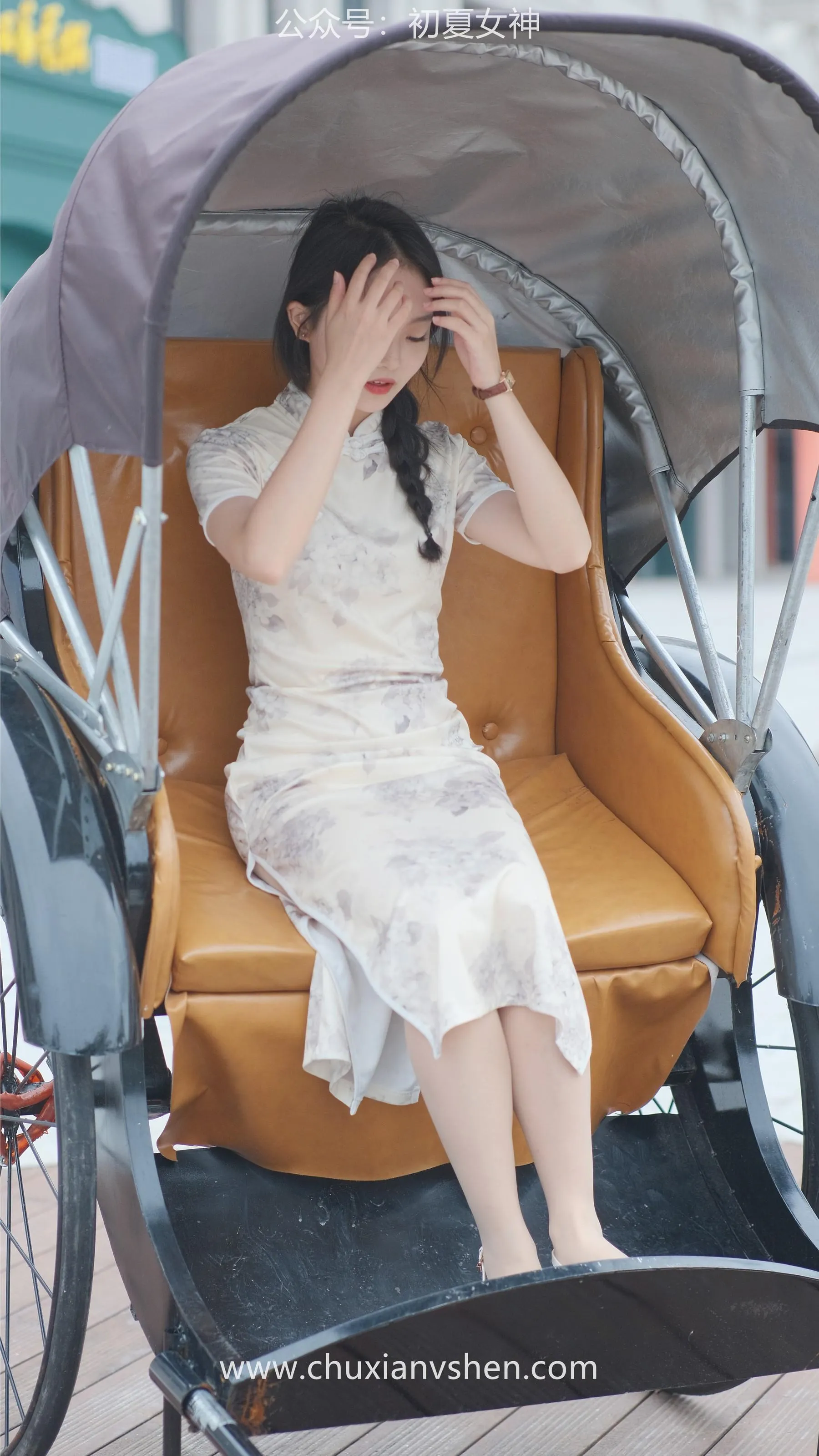 初夏女神 NO.049 双双 旗袍少女 [203P]插图4